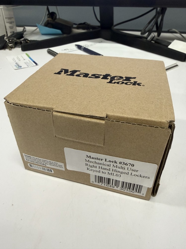 Master Lock 3670 Multi-User Combination Locker Lock ML03 - 10 count lot