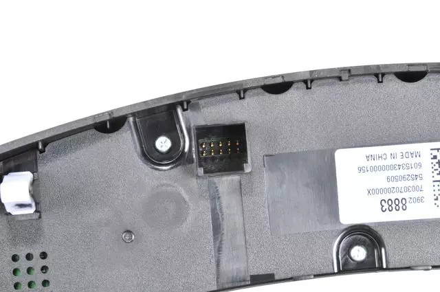 Genuine GM Jet Black Heating and Air Conditioning Control Panel 39028883