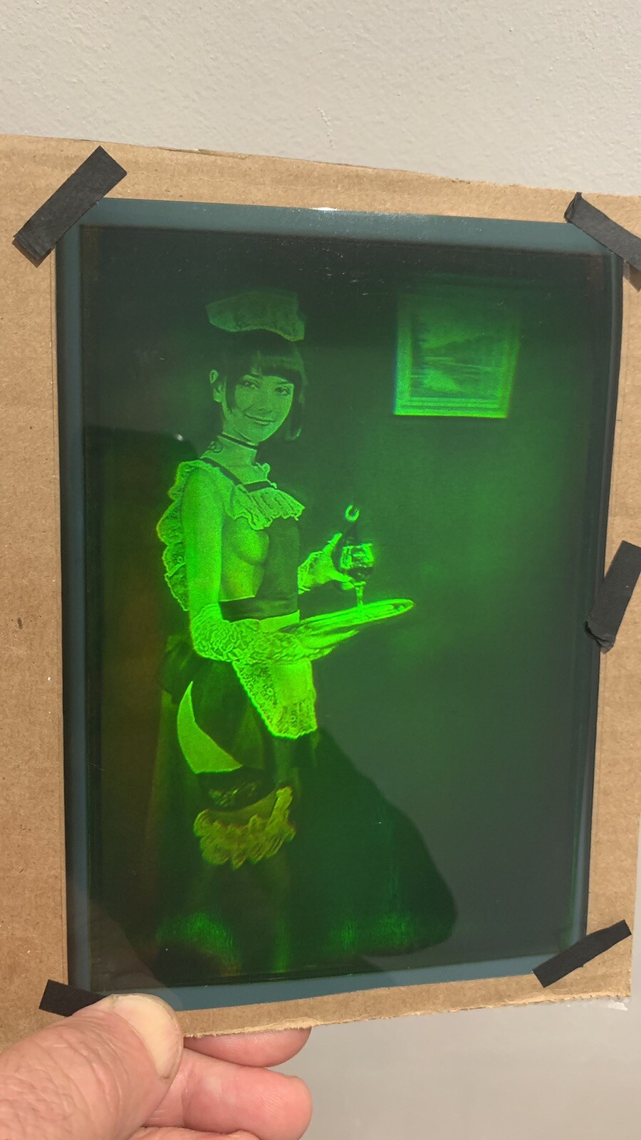 True 3D laser hologram. Casino Royale. Motion hologram