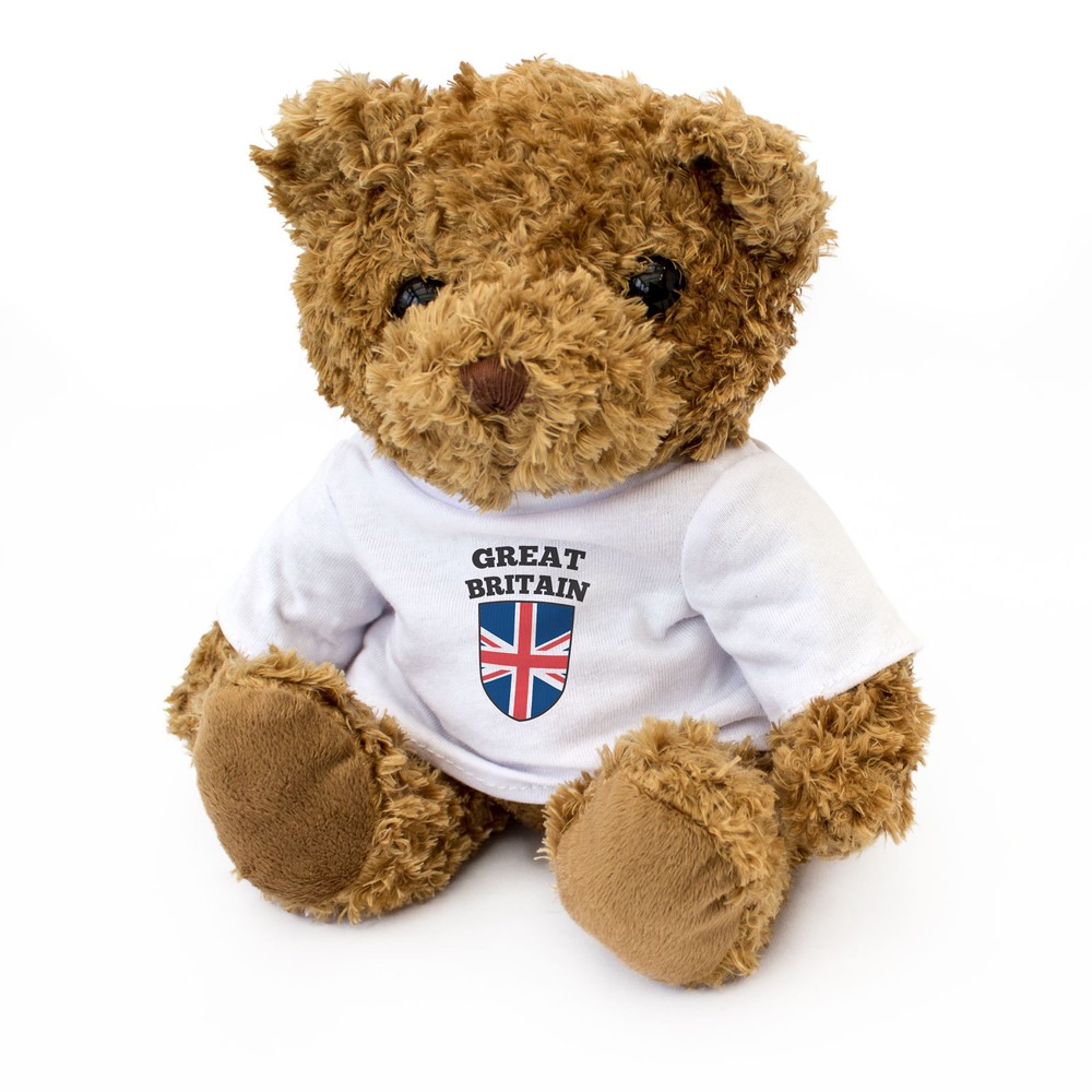 NEW - UNION JACK - Teddy Bear - Cute Cuddly Soft - British Gift Present