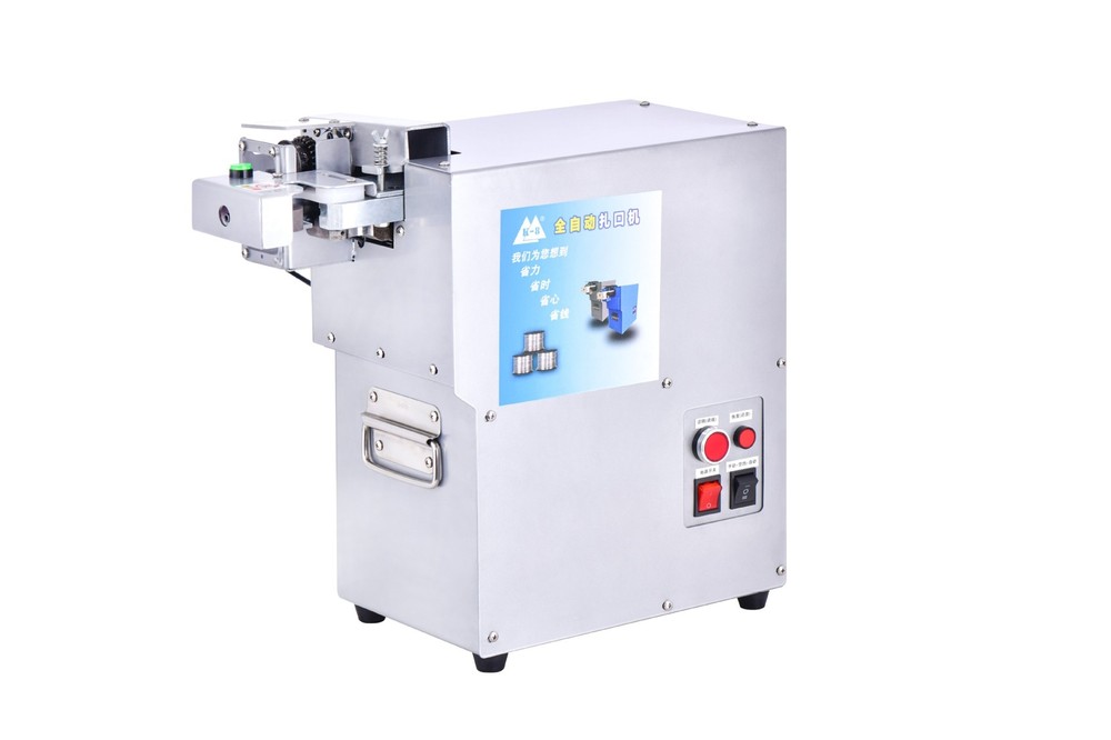 Supermarket Sealing Machine Fully Automatic Aluminum Tying Machine Wire Machine