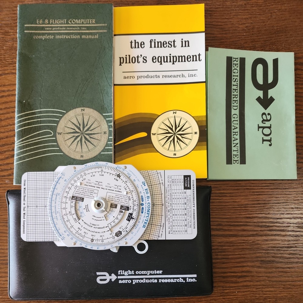 1967 AERO Pilot Complete Navigation Flight Manual E6-B Airplane Aircraft Tool