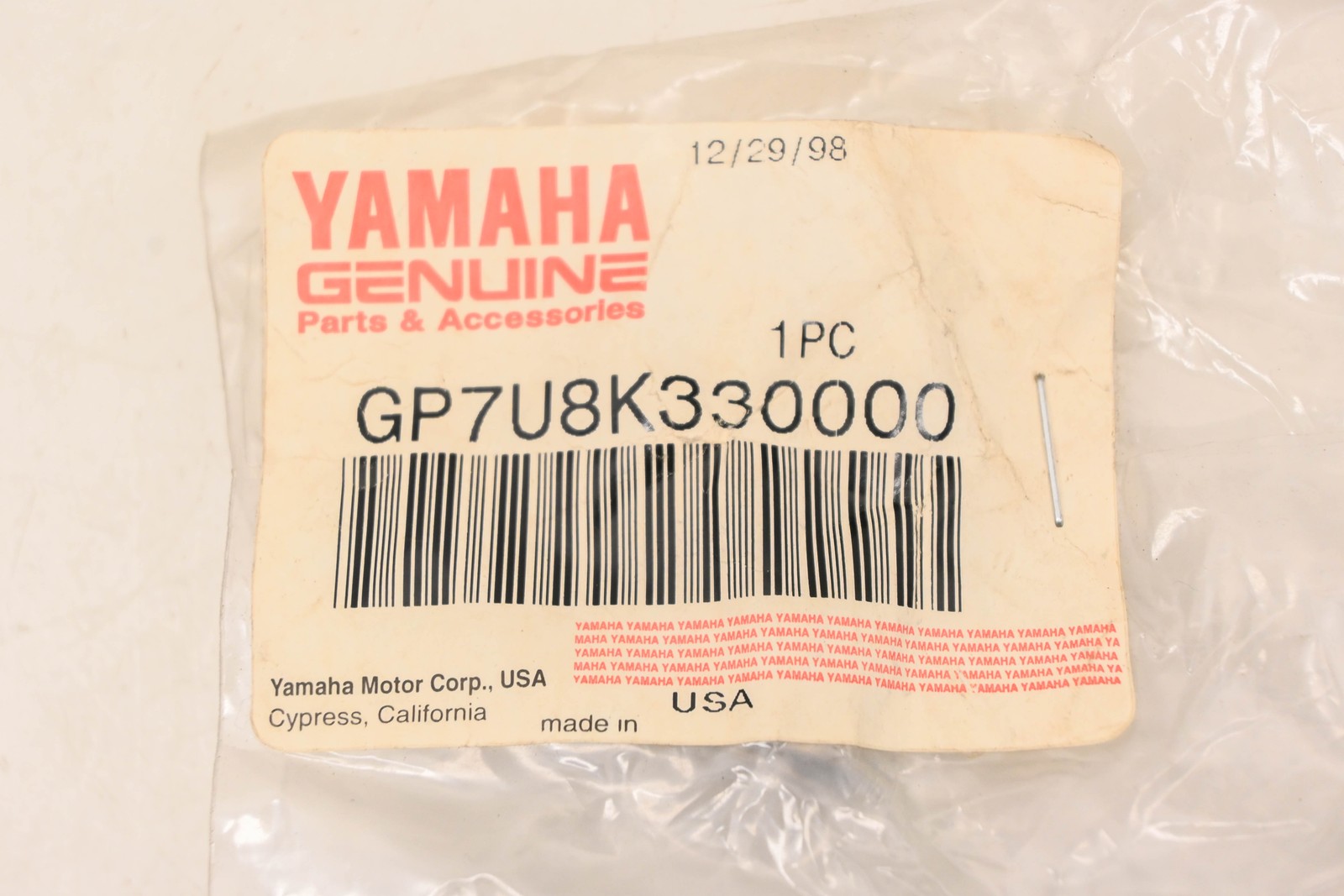 New OEM Yamaha GP7-U8K33-00-00 Speed Sensor Bracket NOS