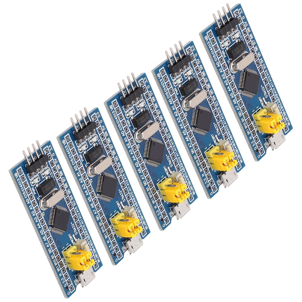 5PCS STM32F103C8T6 Minimum System Development Board Mirco USB 40 Pin Core