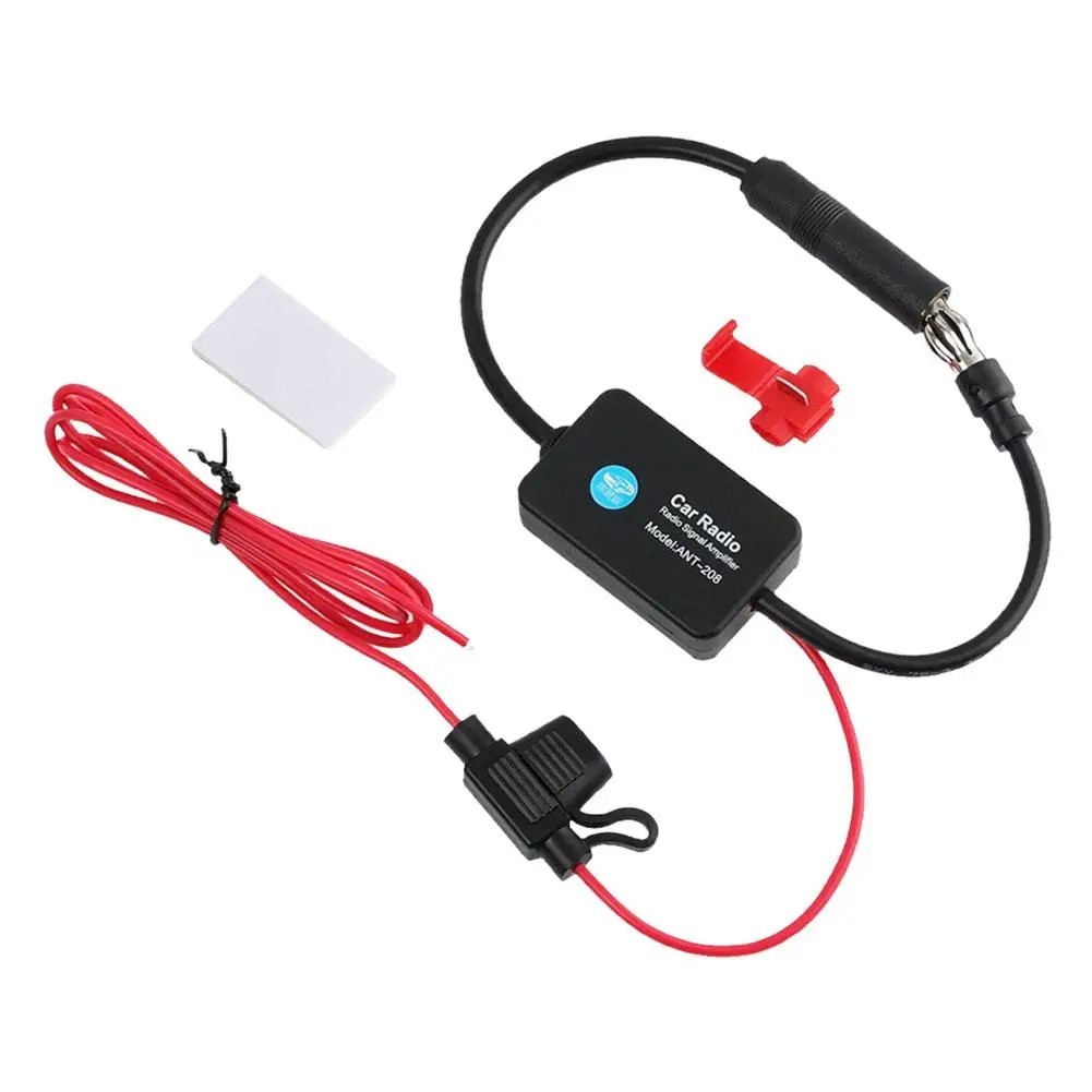 Car Auto Stereo FM & AM Radio Signal Antenna Aerial Signal Amp Amplifier Booster