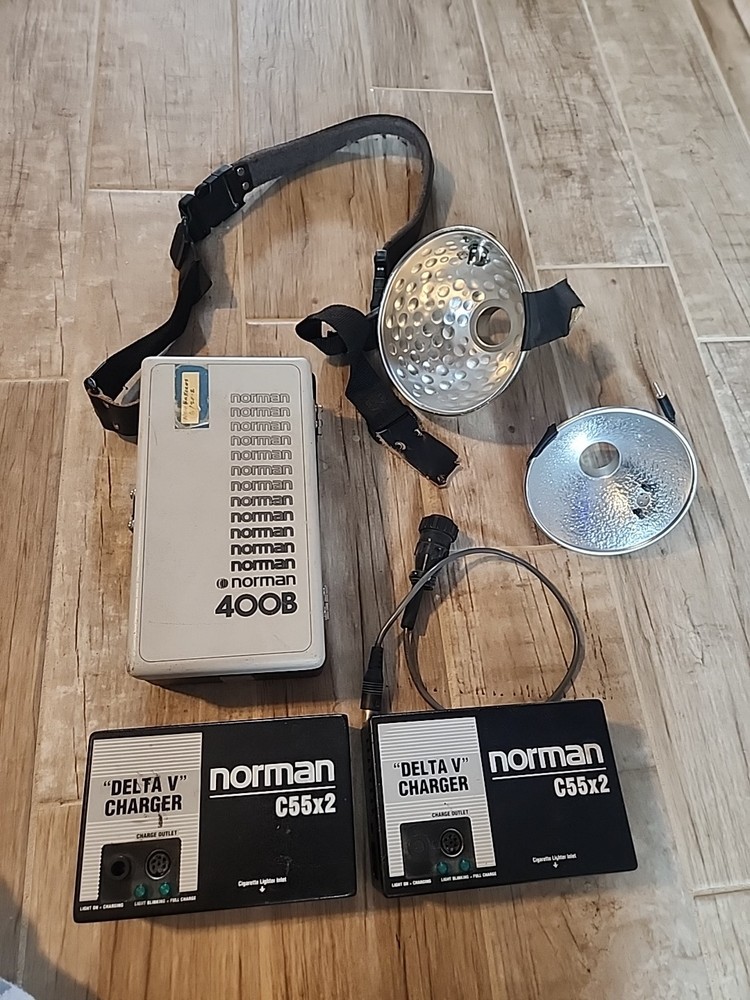 Norman 400B Power Pack Lot UNTESTED Free Ship