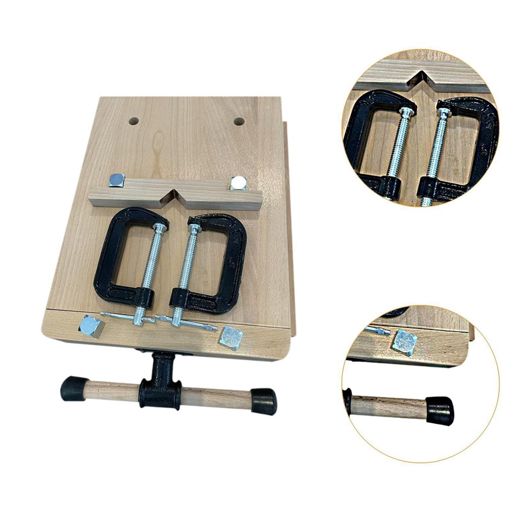 Desktop Woodworking Workstation Compact Accessories Garage Sturdy Work Table