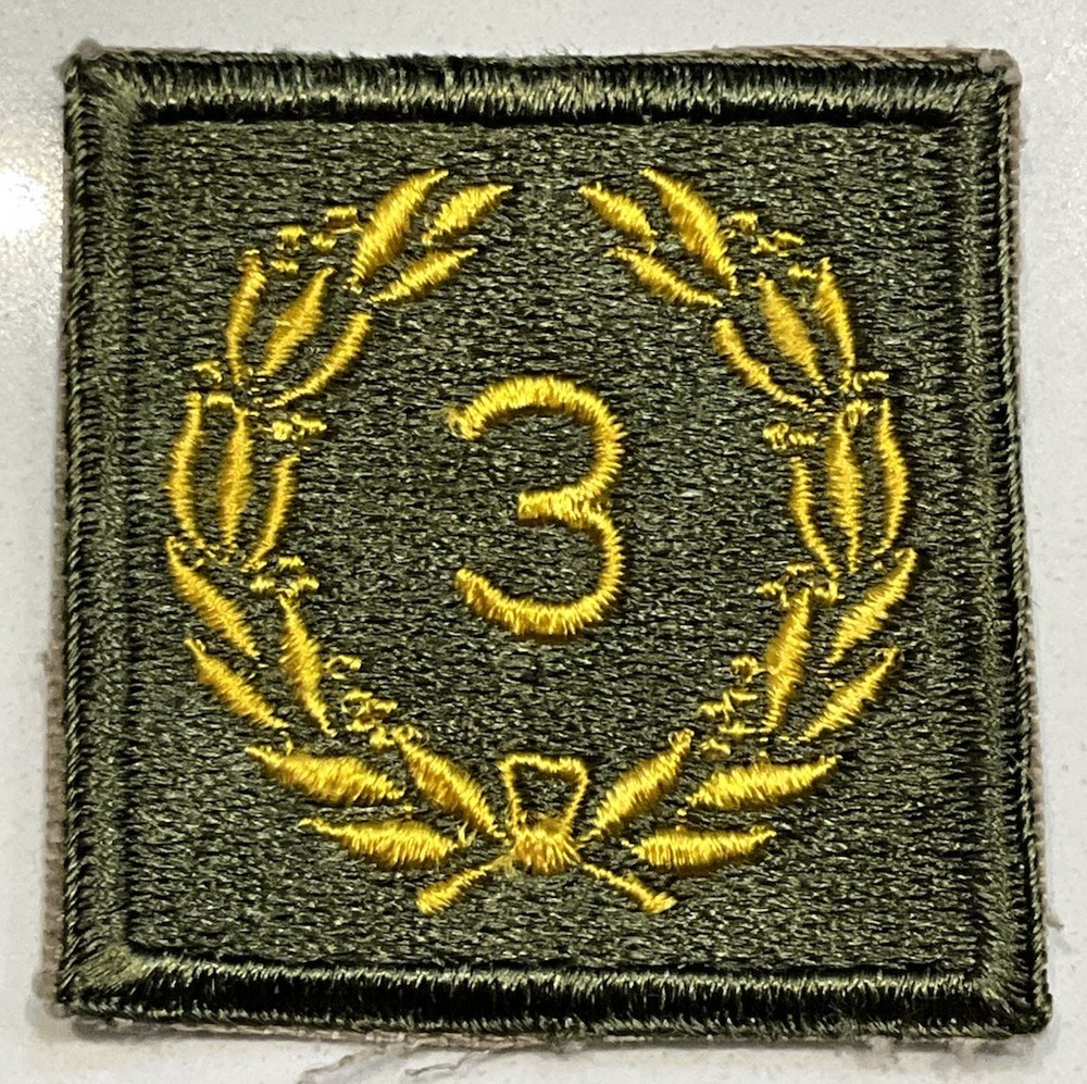 ORIGINAL WWII U.S. ARMY 3rd MERITORIOUS SERVICE UNIT SLEEVE PATCH