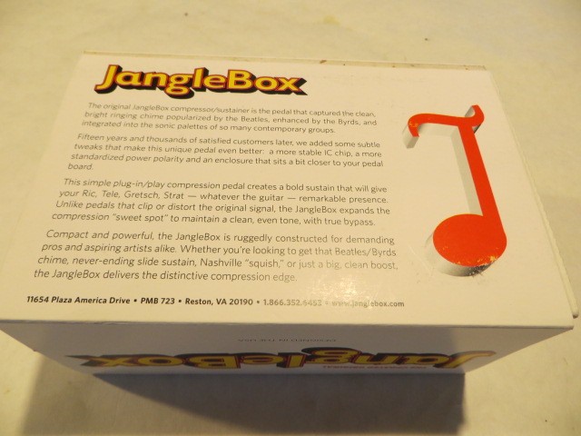 JangleBox Compression/Sustain Pedal Updated Original Version New In Box