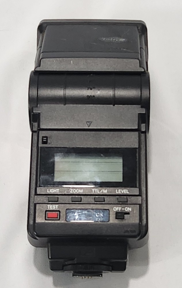 Minolta Maxxum 4000 AF Flash - UNTESTED Missing Battery Cover