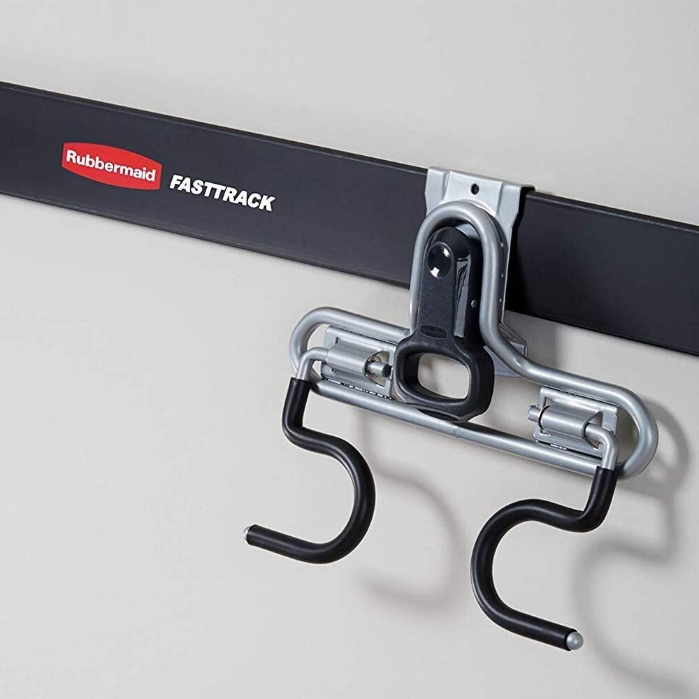 Rubbermaid FastTrack 2-Handle Hook (S Hook) For Rakes Brooms Shovels