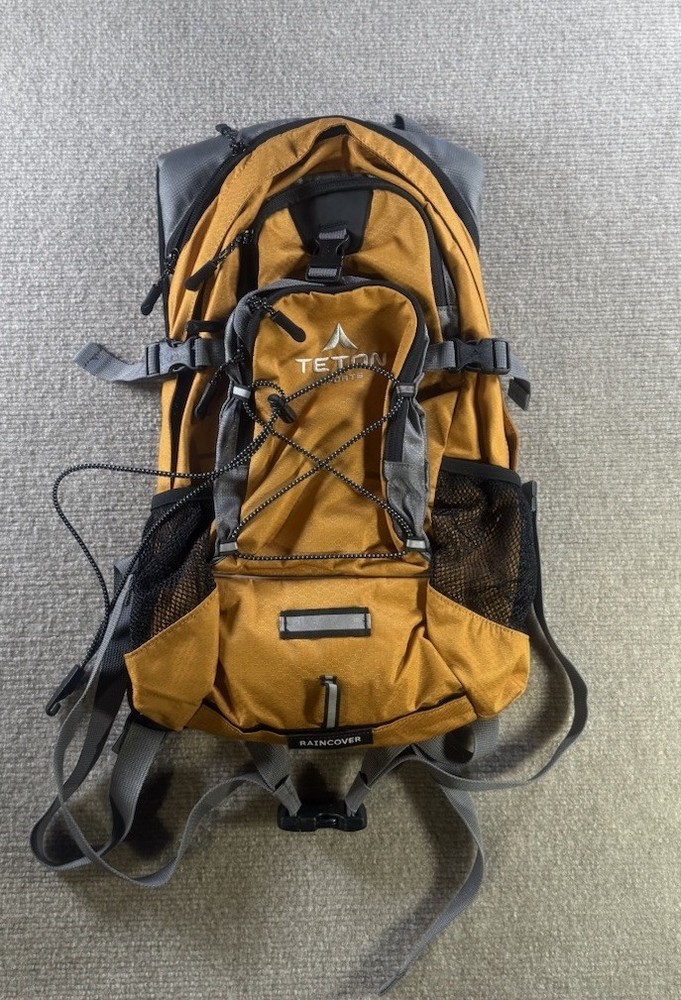 Teton orange Stretch Adjustable Hiking Backpack Rain Cover