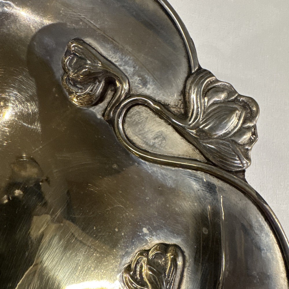 Art Nouveau Designs Silver Bowl