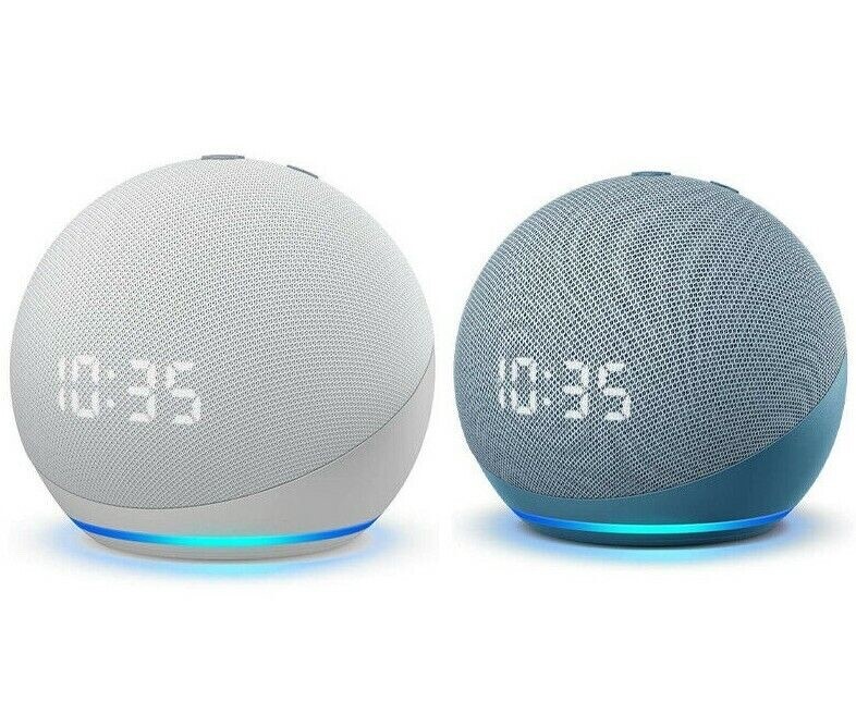 Echo Dot (5th Gen) Smart speaker with Alexa and Clock - Random Colors New!