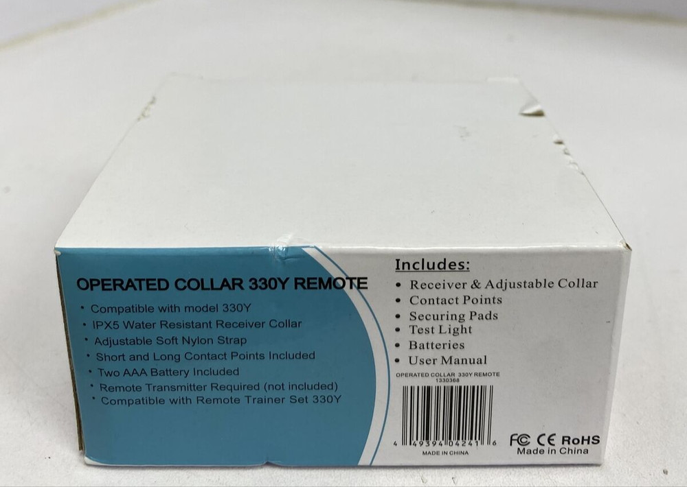 Operated Collar 330Y Remote