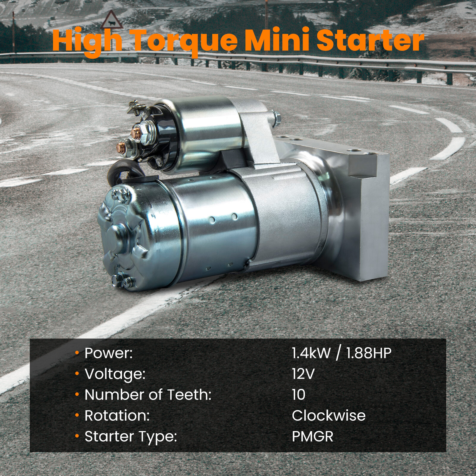 High Torque Starter For GMC SBC BBC For Chevy Super 153/168 Tooth MT AT S114-823