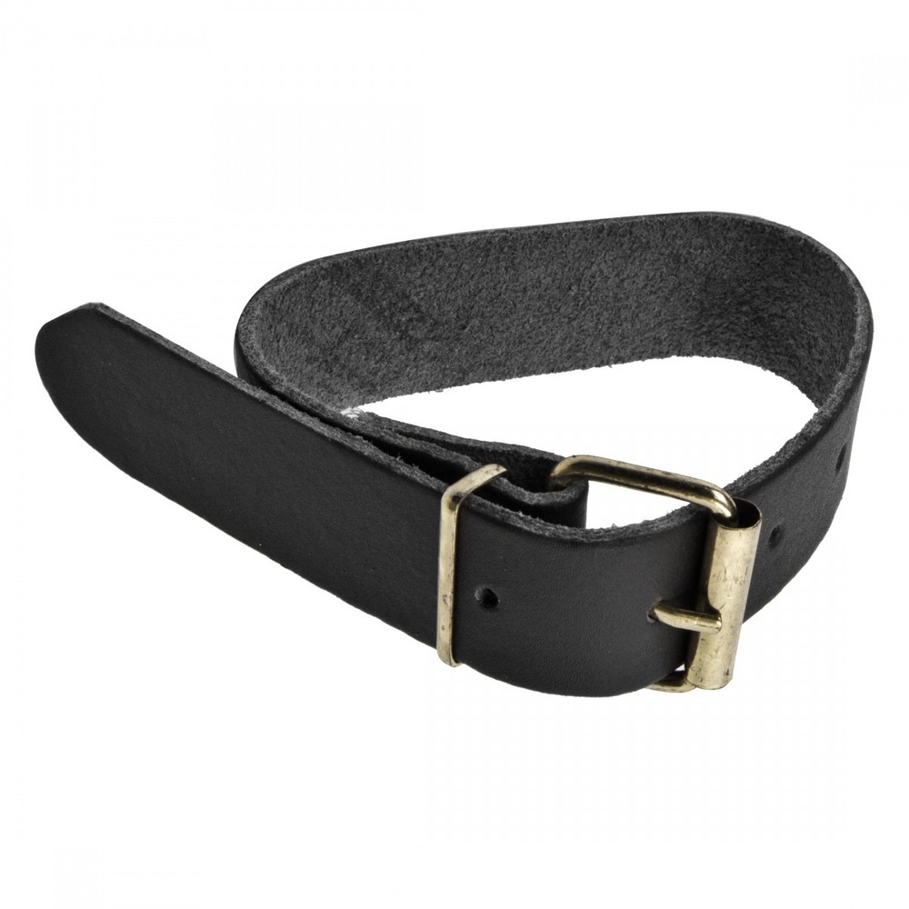 Sunlite Black Leather Replacement Strap for Wicker & Wooden Bicycle Baskets
