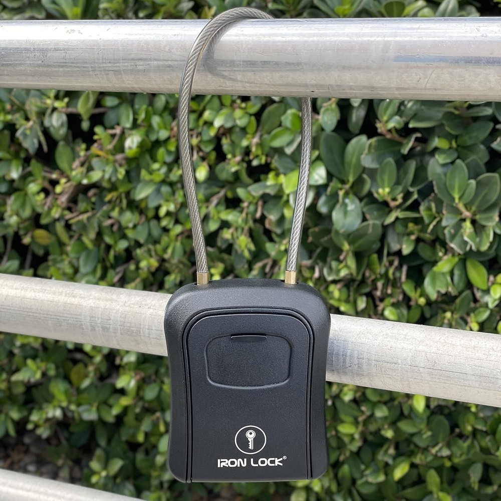 Durable Waterproof Key Safe Box with Resettable Code - Perfect for All Locations