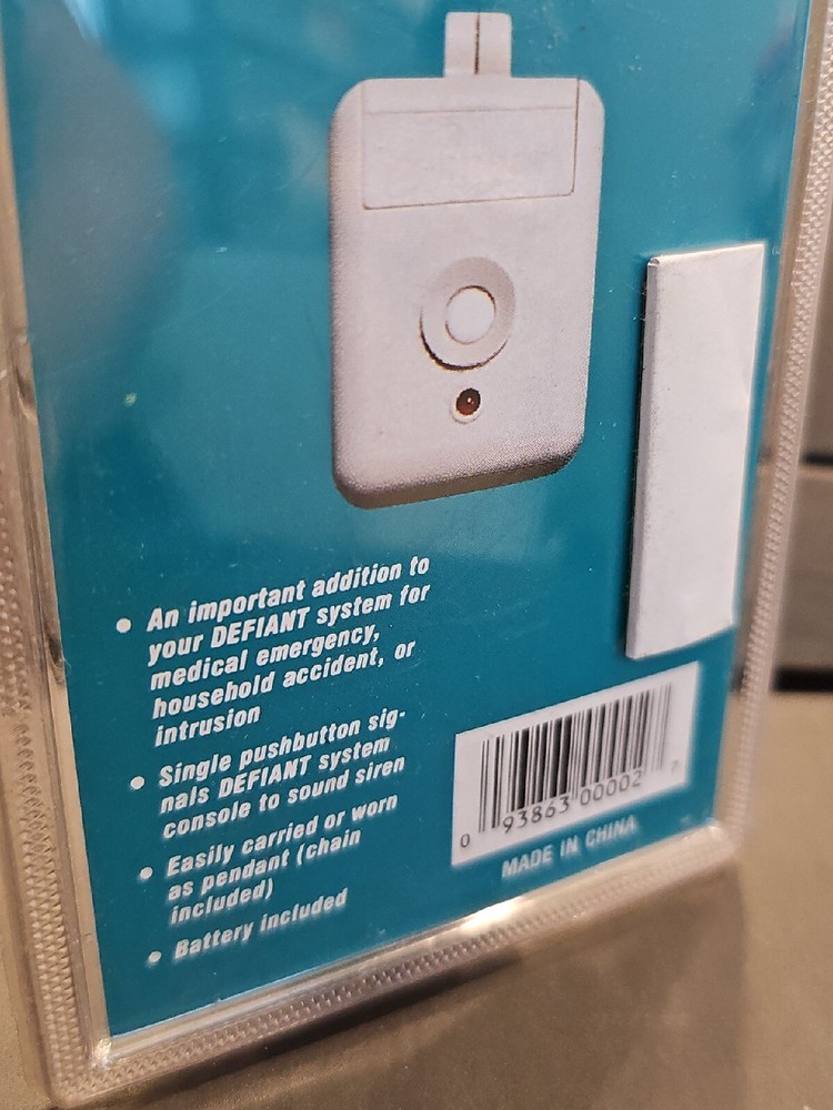 Defiant Security Personal Emergency Panic Transmitter