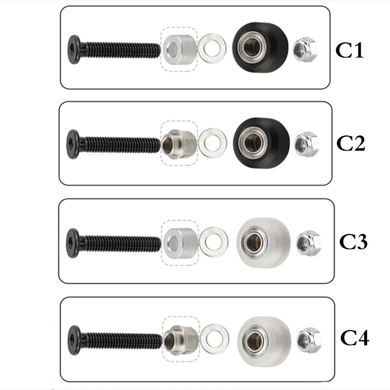 Wholesale Solid/Dual/Mini V Wheel Kit For V-Slot Linear Rail CNC 3D Printer