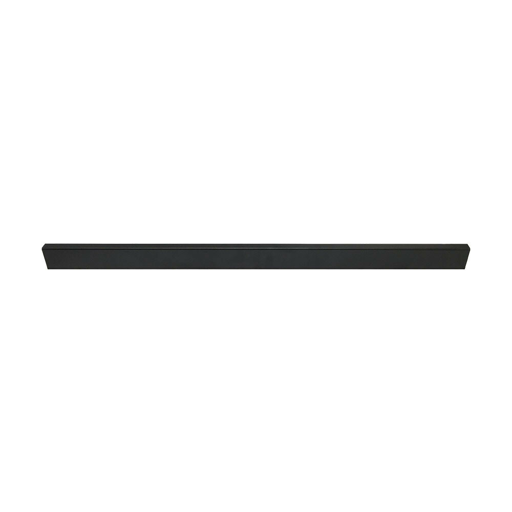 Matte Black Industrial Pipe Style Rectangular Tubing Hangrail Retail Display