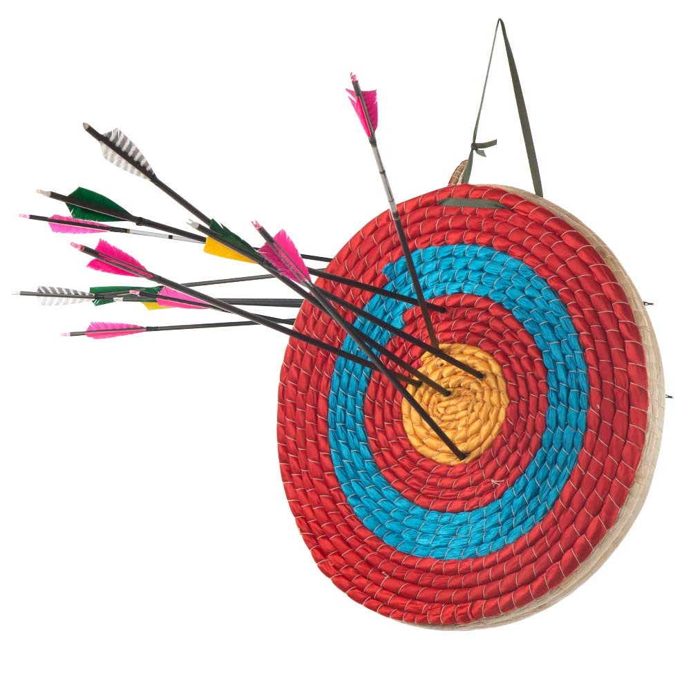 Archery Target 5 Layers 20 inch Traditional Solid Straw 4 Thickness Hand-Made