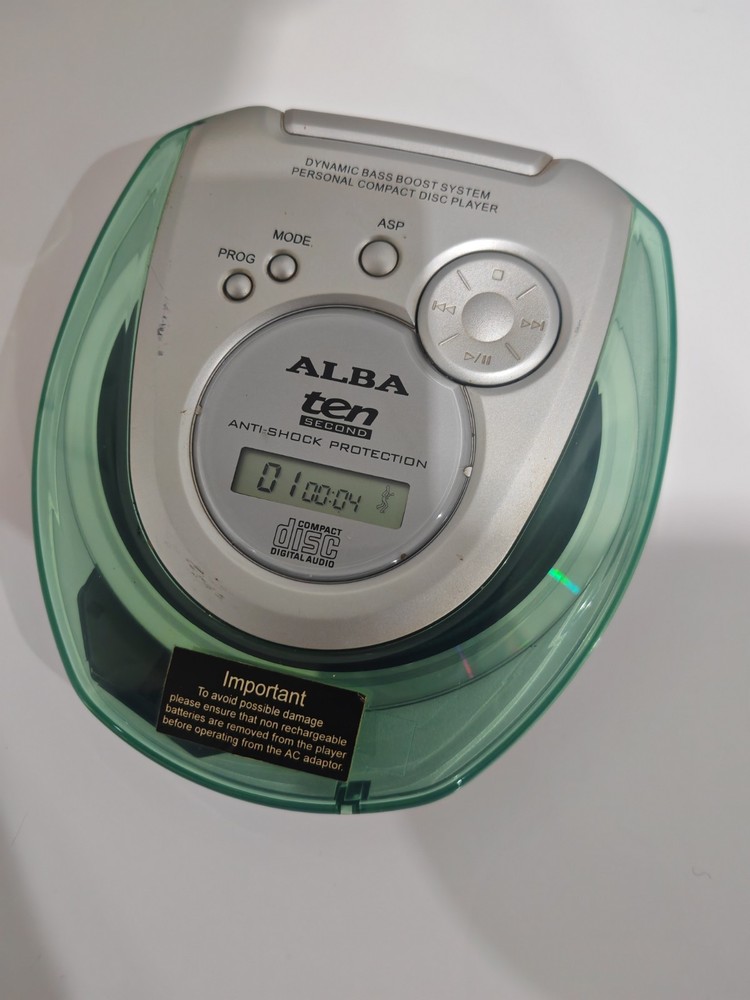 alba personal cd player PCD314xi
