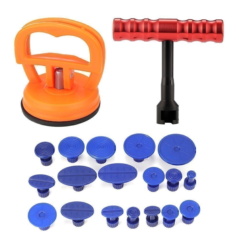 T-Bar Hammer for Universal Car Ding Remover Pulling Tabs Kit US Suction Cup