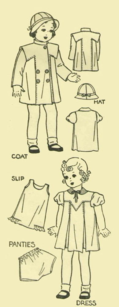 5-Pattern Packs for 16" Patsy Dolls - 19 Outfits!