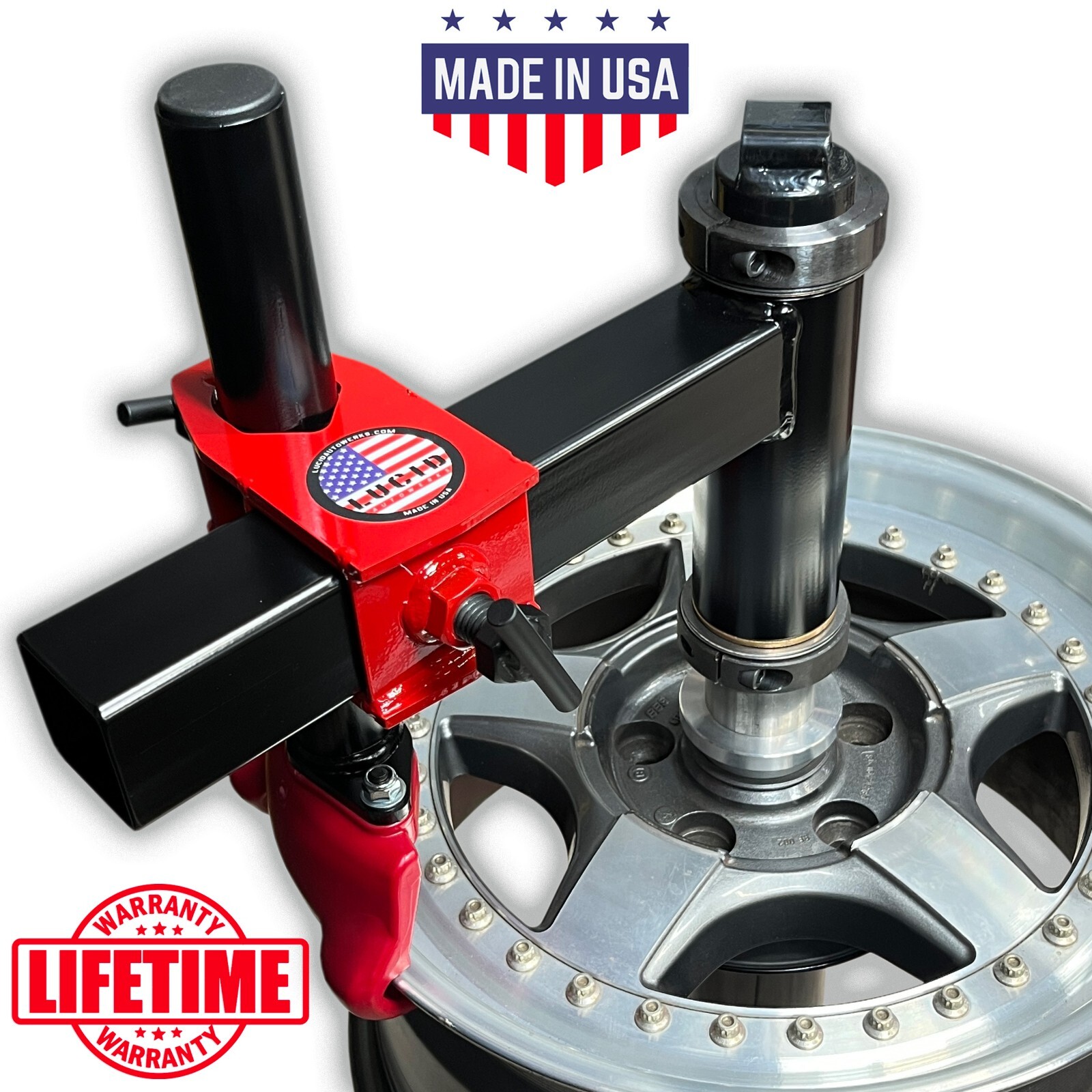 Ultimate Manual Tire Changer™ DELUXE Upgrade Attachment Duck Head Mount Kit