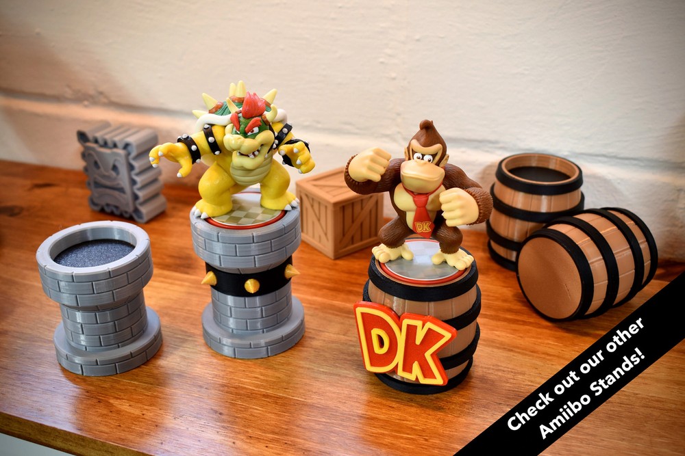 Donkey Kong Inspired Amiibo Display Stand - 3D Printed