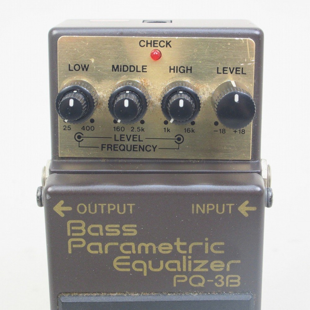 BOSS PQ-3B Bass Parametric Equalizer Parametric equalizer for bass