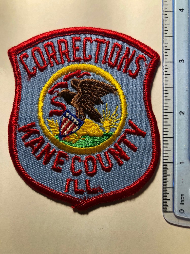Vintage Cane County Illinois Corrections Patch