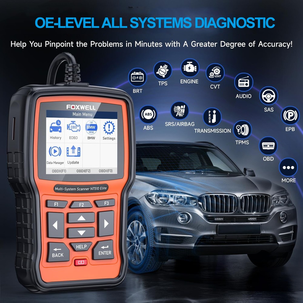 FOXWELL For Aston Martin All System Bidirectional Diagnostic Tool OBD2 Scanner