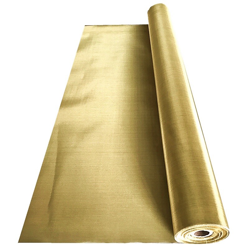 Mesh Dense Filter Pure Brass Woven Wire Screen Net EMF Shielding DIY Fabric Trim