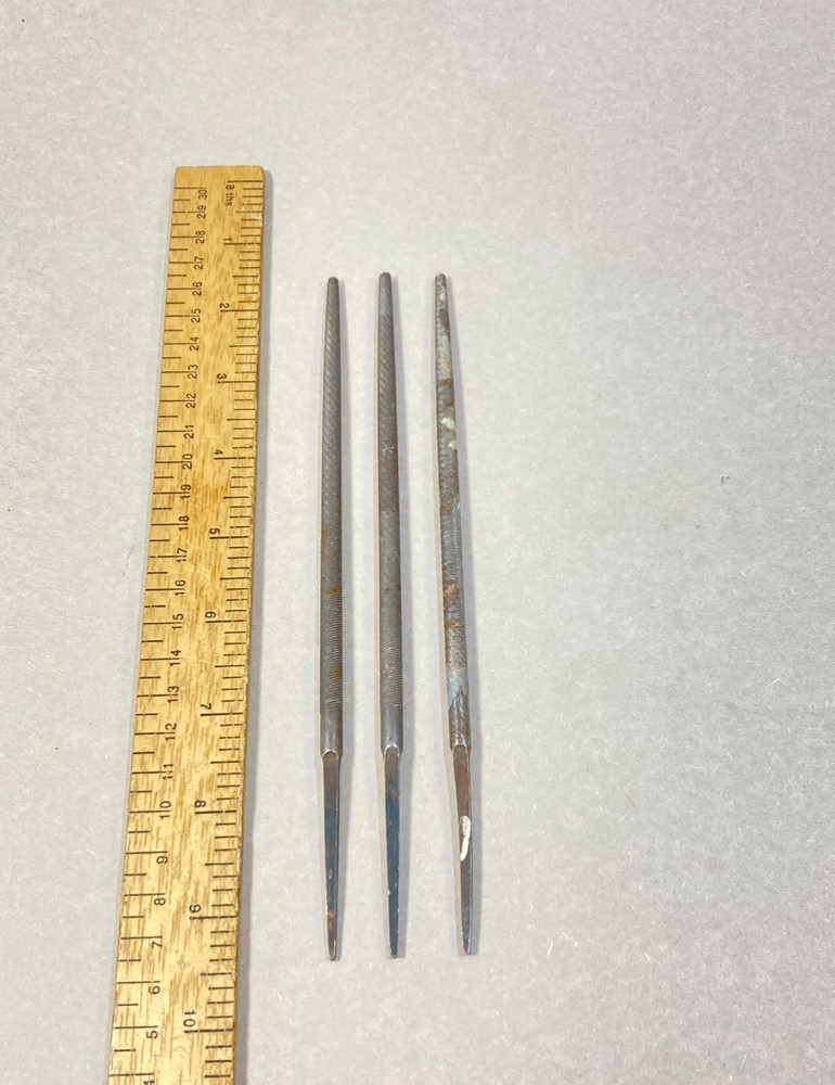 Nicholson 6" Round Files 4 Pc USA