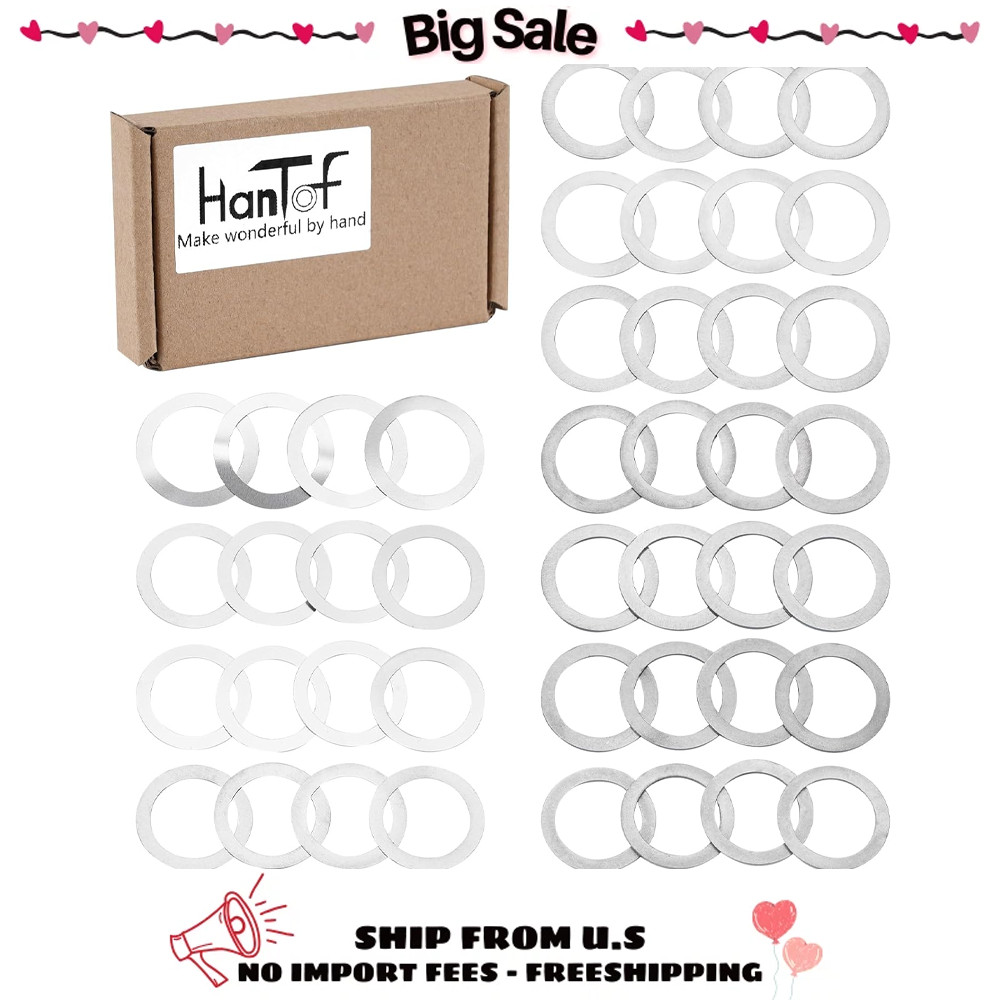 44 Pcs Muzzle Device Alignment Shim Kit 5/8-24 TPI for Brake Timing Precision