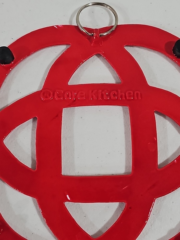 Cast Iron Trivet Core Kitchen Red