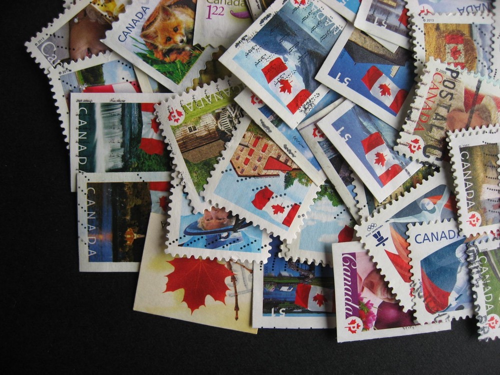 Canada 79 not face different used modern coils,ex-self adhesive bklts mixed cond