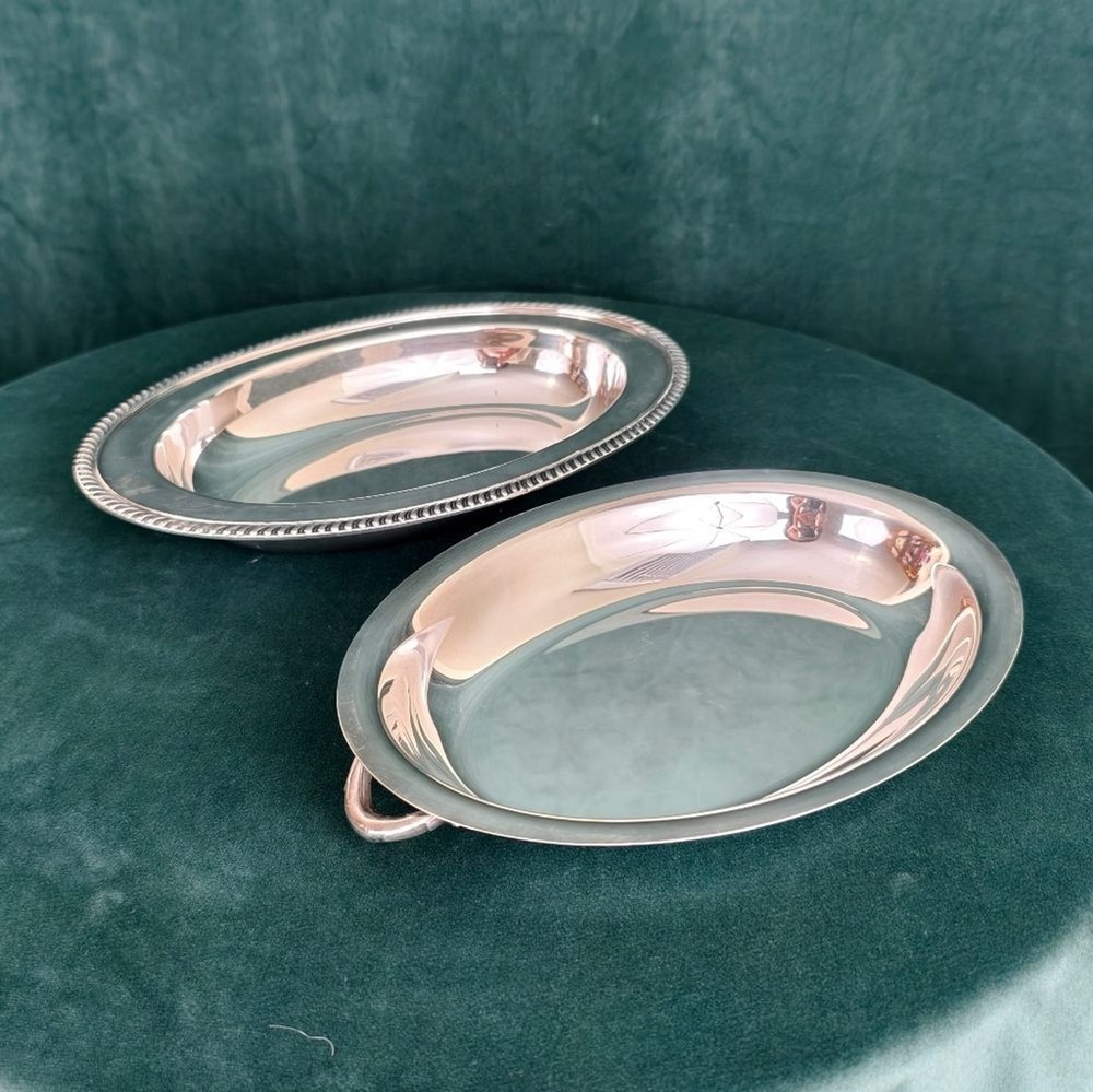 Vintage Oneida Silver Plated Serving Dish with Lid