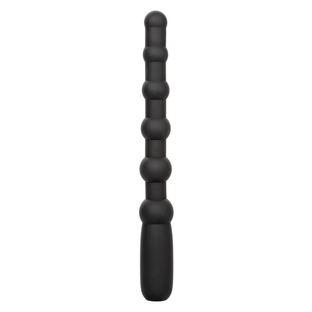 Rechargeable X-10 Beads Vibrating Anal Probe Vibrator Butt Plug Vibrator