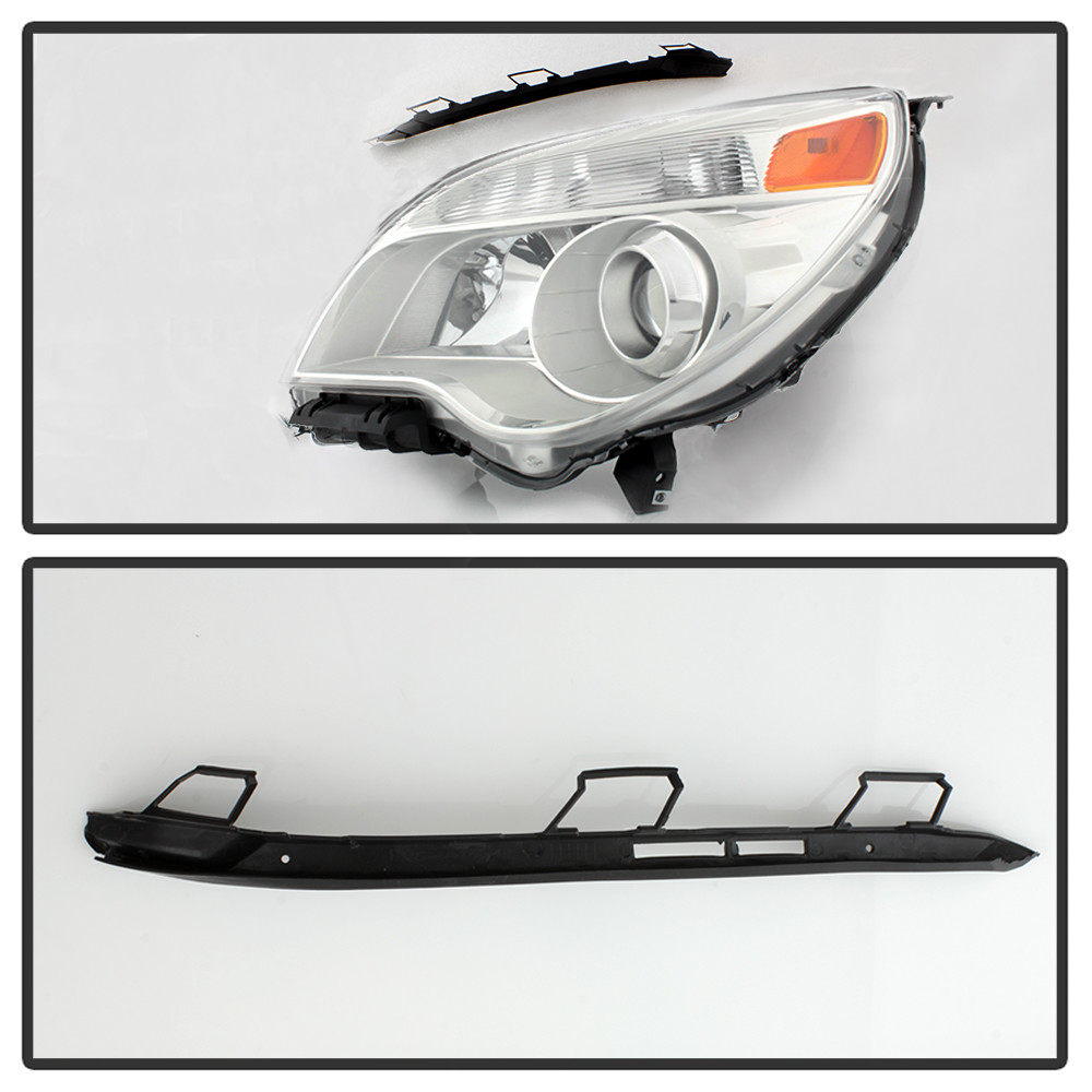 Halogen Model 2010-2015 Chevy Equinox Projector Headlights Headlamps Left+Right