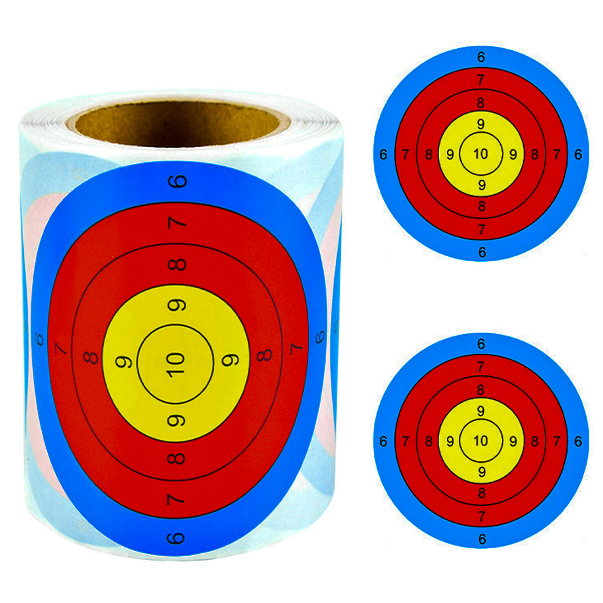 200/400Pcs 3in Shooting Splatter Target Sticker Set Self Adhesive Target Sticker