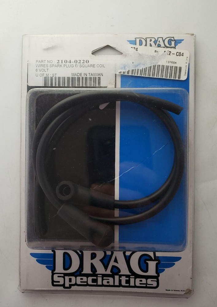 Drag Specialties Black Spark Plug Wire Set 2014-0220