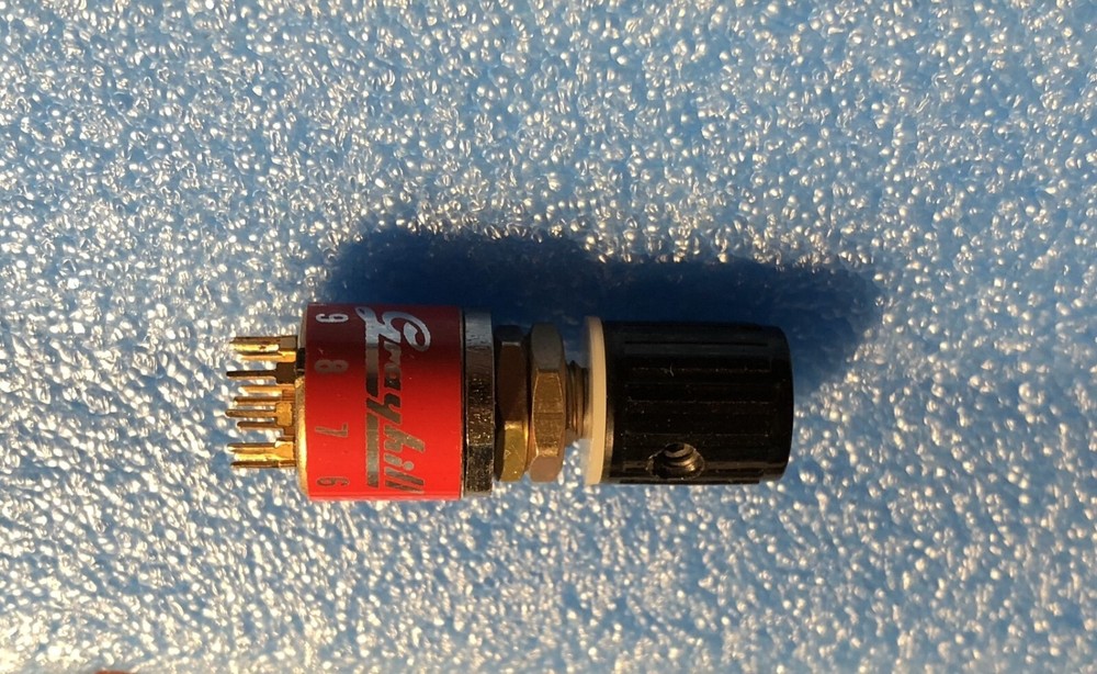 Rotary Selector Switch, GRAYHILL Single Pole 10-Position, Adjustable position.