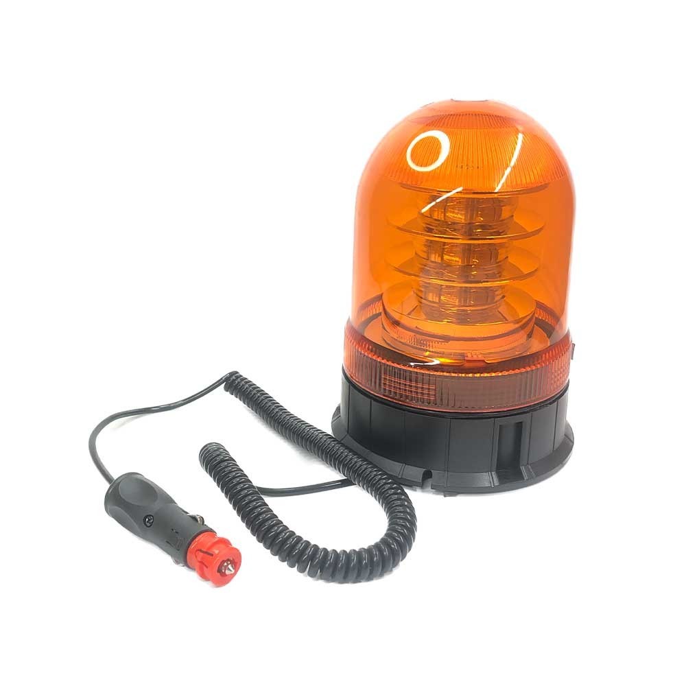 LED FLASHING STTROB LIGHT BEACON magnet mount 12/24v E9