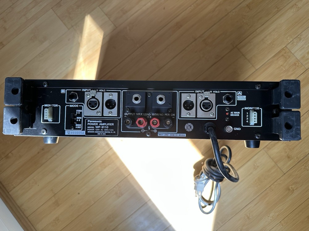 Ramsa Power Amplifier WP-9110 - Good Condition (Scuff On Top)