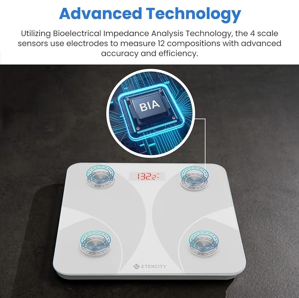Etekcity Smart Digital Body Weight Scale – Bluetooth BMI Analyzer