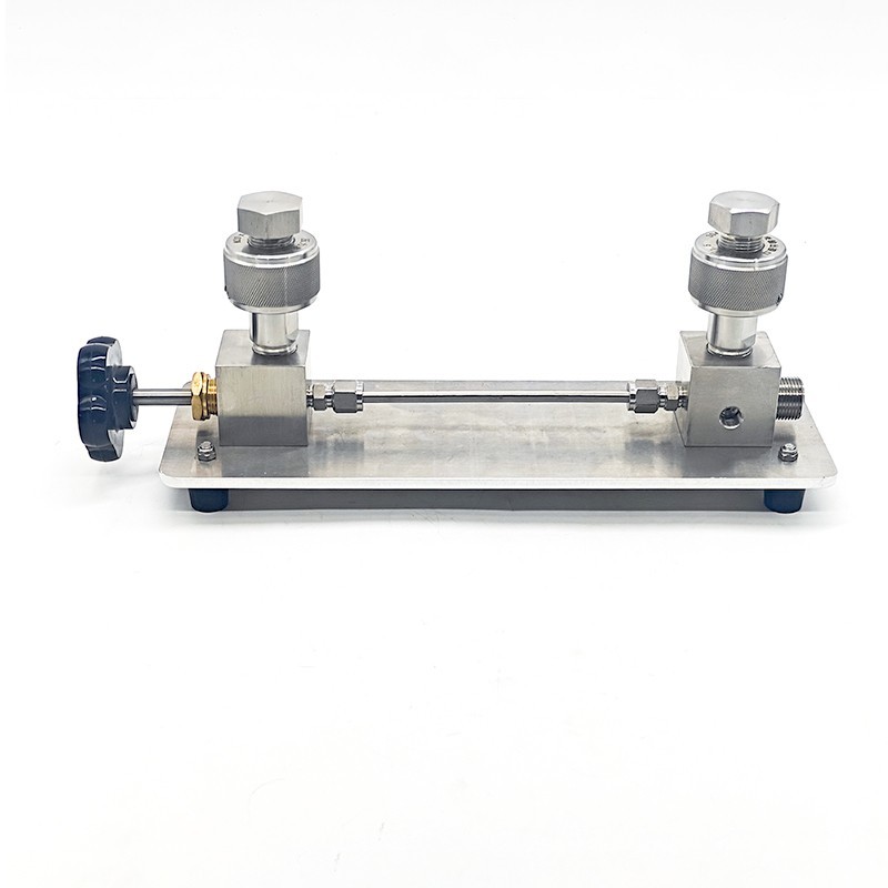 2 Interface air Pressure Calibrator 25MPa Pressure Table Expansion Eixture Press