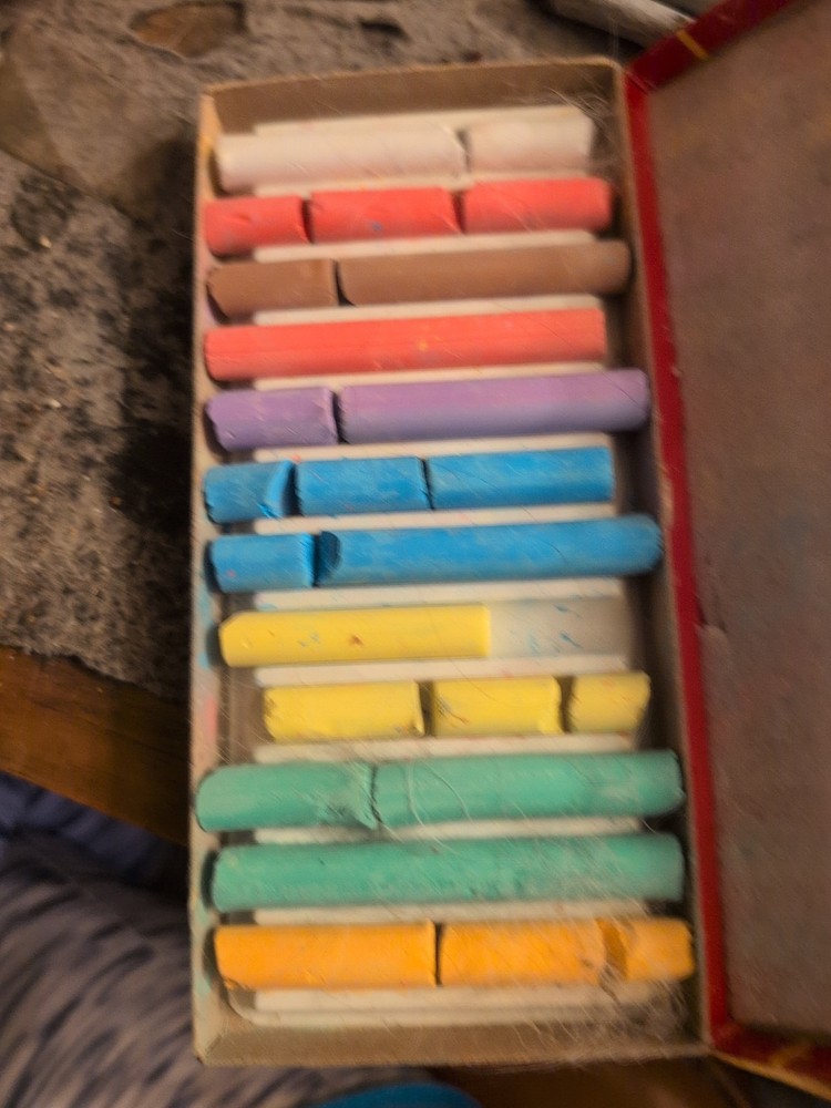 Omega Chalk 12 Sticks Multicolored